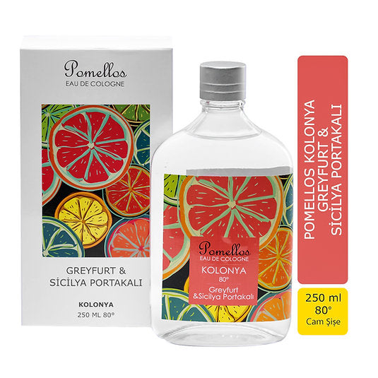 Pomellos Kolonya Cam Şişe 250ml