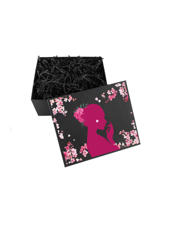 Özel Baskılı Taslama Kutu - Siyah