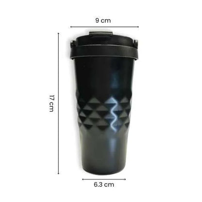 EccoTech Tutma Kulplu Diamond Çelik Termos 500ml