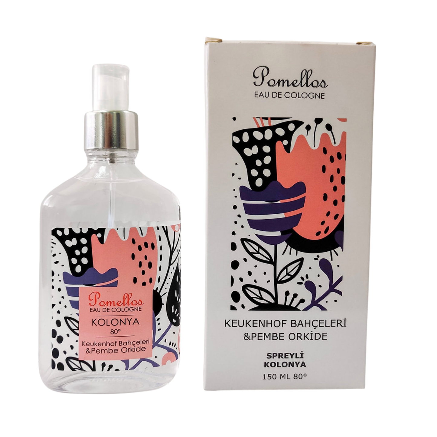 Pomellos Kolonya Sprey Cam Şişe 150ml