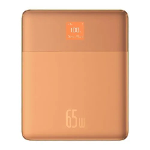 Baseus Blade2 Dizüstü Bilgisayar Notebook için 65W 12.000 mAh Dijital Ekranlı PD Powerbank. Turuncu