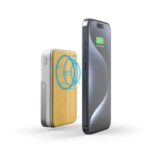EccoTech 10.000 Mah Magsafe Stand Özellikli Ekolojik 15W Powerbank