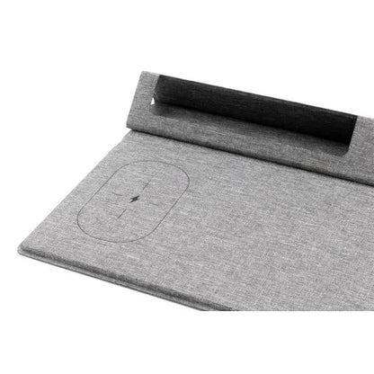 Portatif Kablosuz Şarj Özellikli Mouse Pad. Telefon Tutucu ve Kalemlik