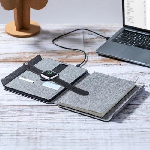 EccoTech 5000 Mah 15W Magsafe Qi Tech Telefon Standlı Wireless Powerbank Organizer