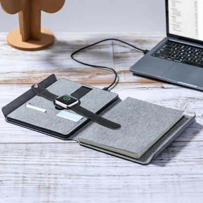 EccoTech 5000 Mah 15W Magsafe Qi Tech Telefon Standlı Wireless Powerbank Organizer