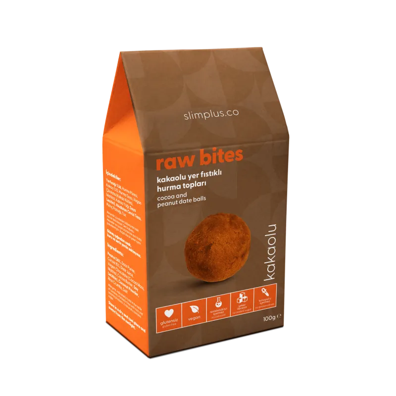 Slimplus.co Hurma Topları Raw Bites 100g