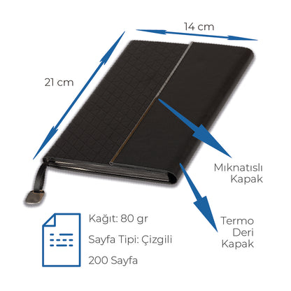 Mıknatıs Kapaklı Defter