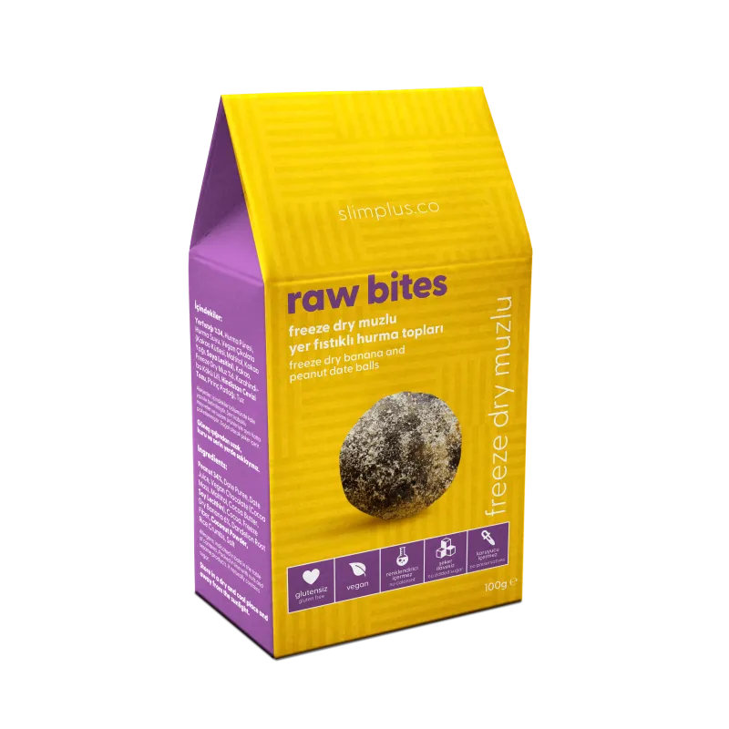 Slimplus.co Hurma Topları Raw Bites 100g