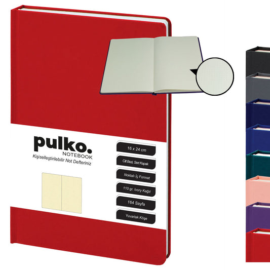 PULKO Noktalı Not Defteri (16x24cm)