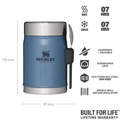 Stanley Klasik Paslanmaz Çelik Yemek Termosu Kapaklı 0.40 LT